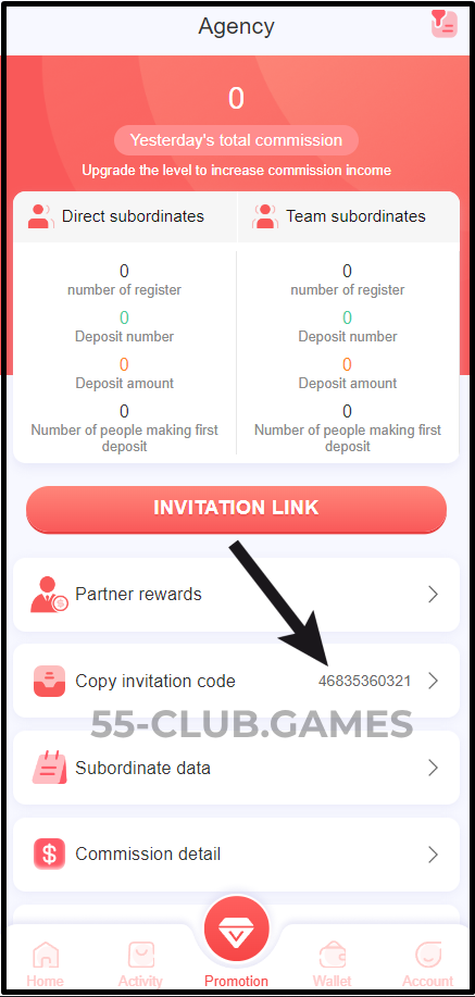 55 club-invitation-code